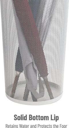 Підставка для парасолей Mind Reader 26x26x49,5 см біла металева сітка
