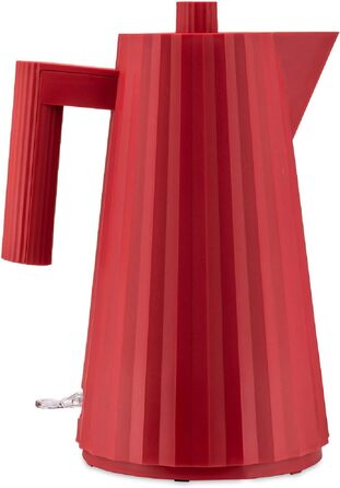 Електричний чайник Alessi Plissé MDL06 R - 1.7 л, червоний, 2400W, з європейським штекером
