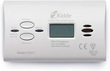 Детектор чадного газу Kidde 7DCOC White Stand Alone - індивідуальний