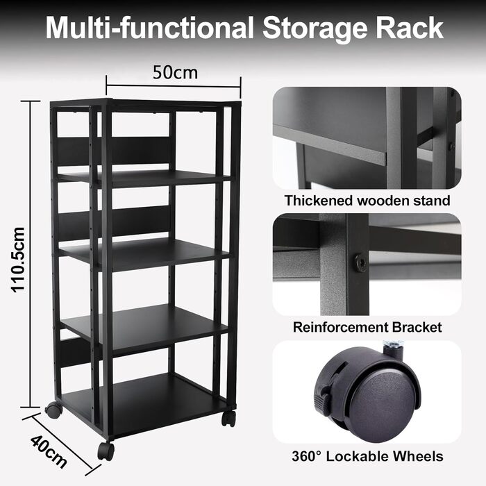 Стильна полиця-організатор для медіа та ігор Houcheyai