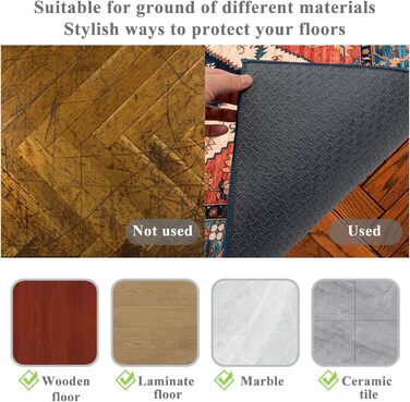 Килимок для захисту підлоги під стілець 90x120 см - килимок для ігрового крісла, офісного крісла, антиковзаючий, прямокутний