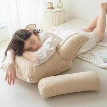 Подушка для читання Miaogoo, подушка для шиї, спинна подушка, зелена, для комфорту та розслаблення