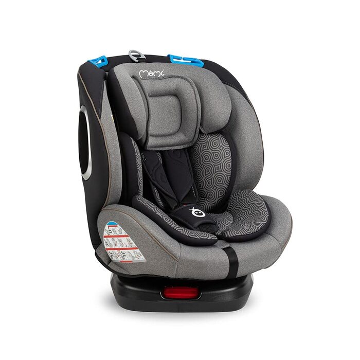 Автокрісло MoMi TORDI 0-12 років (група 0-3, 3-36 кг), поворотне, ISOFIX, Top-Tether, Grey