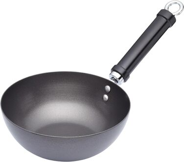 Кухонний крафт Pure Oriental Wok з вуглецевої сталі з антипригарним покриттям, 20 см 28 х 18 х 18 см