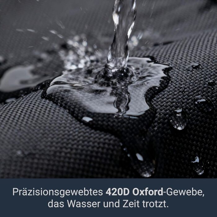 Накладна захисна покривала для садово-патіо меблів Awnic 150x120x71 см, важка, 420D Oxford, водонепроникна, анти-UV, стійка до розривів