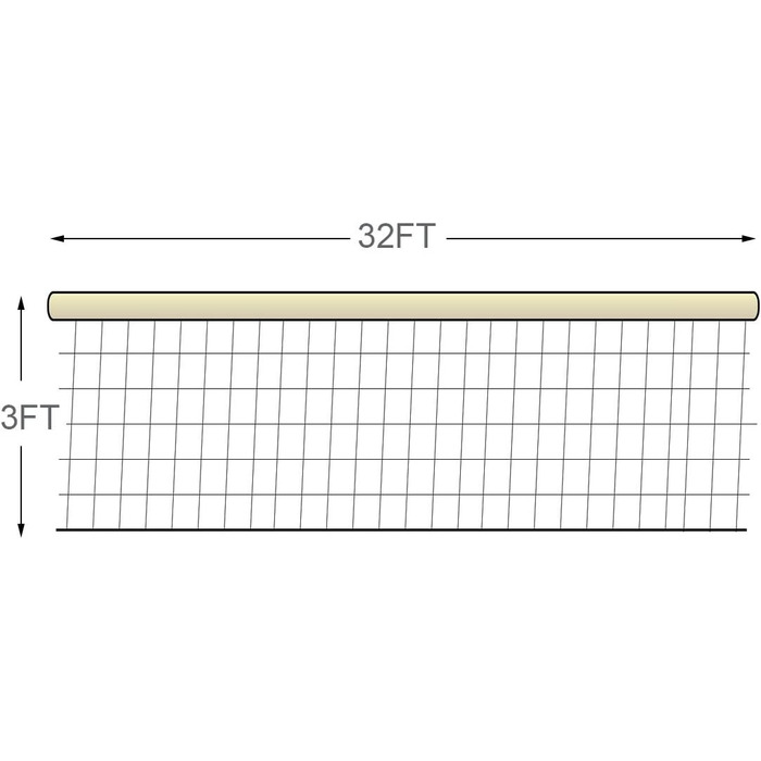 Волейбольна сітка Arisingdeals для професійного спорту, Сад, пляж, піщаний басейн, 32 х 91 см, жердини не входять в комплект