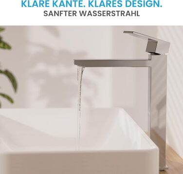 Змішувач для ванної кімнати Bächlein Imatra, однолеверний, хром, сучасний дизайн