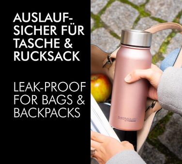 Термокружка THERMOcafé by THERMOS TC 0.35л, Stone Grey Mat, нержавіюча сталь, ізоляція, для кави з собою, не протікає, 8 год гаряча & 16 год холодна, для миття в посудомийній машині, BPA-Free