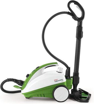 Пароочисник Polti Vaporetto Smart 35 MOP зі щітковою силою випаровування, 3,5 бар, вбиває та усуває 99,99* вірусів, мікробів та бактерій Зелений/Білий