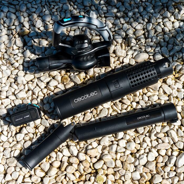 Cecotec Laubsauger und Laubbläser mit Airforce 3300 Crush&Go Kabel: потужний пилосос-садовий повітродув з кабелем, 3300 Вт, швидкість повітря 270 км/год, функція подрібнення листя, XL-насадка, 6 режимів, мішок для збору 40 л