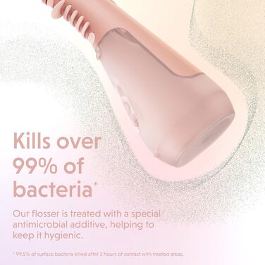 Іригатор Ordo Munddusche бездротовий з 3 режимами, портативний для подорожей, перезаряджається, водонепроникний IPX7, рекомендований стоматологами (Рожеве золото)