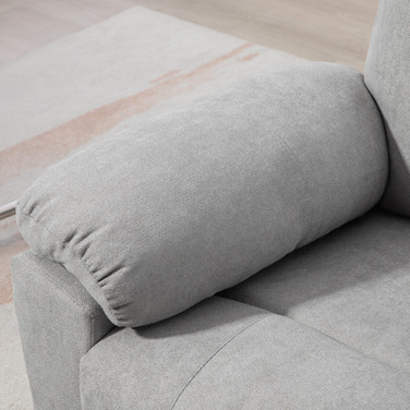 Крісло-релакс HOMCOM з функцією масажу та допомогою при вставанні, 8 точок масажу, 2 бічні кишені, пульт дистанційного керування, 89 см x 99 см x 103 см, сірий