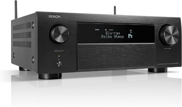 Канальний AV-ресивер Denon AVC-X4800H, 8K, Dolby Atmos, DTSX, Bluetooth, HEOS, Alexa, Чорний, 9.4-