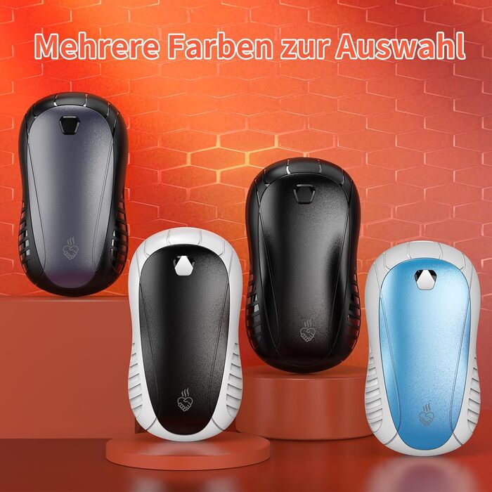 Електричний грілка для рук FANDLISS 5200 mAh (2 шт.) - 3 режими нагріву, для активного відпочинку та зими, подарунок