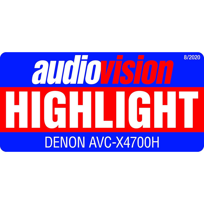 Канальний AV підсилювач Denon AVC-X4700H, 8K, Dolby Atmos, Alexa, HEOS, AirPlay 2, срібло, 9.2-