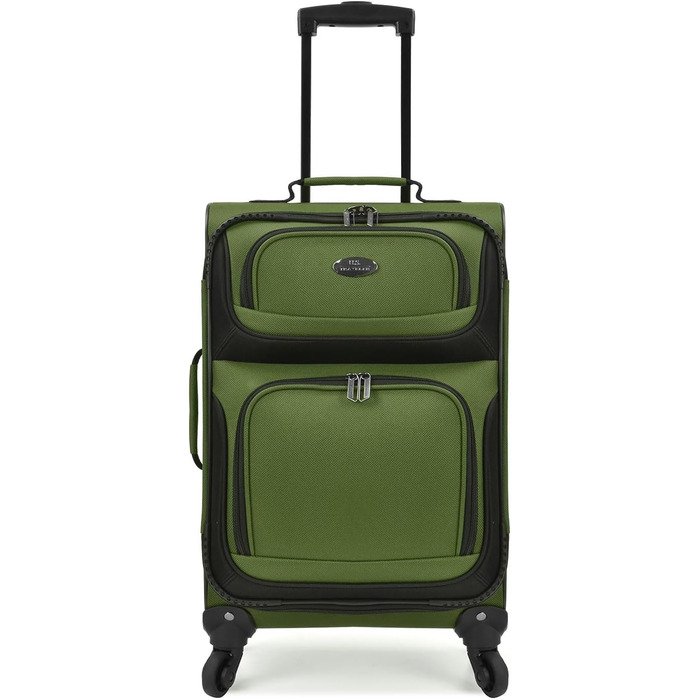 Чемодан ручної поклажі U.S. Traveler Rio, колір кобальт (зелений), 4 колеса