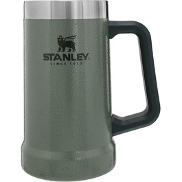 Термокружка Stanley Adventure Vacuum Stein 709 мл, зелений Hammertone - зберігає холод до 7 годин