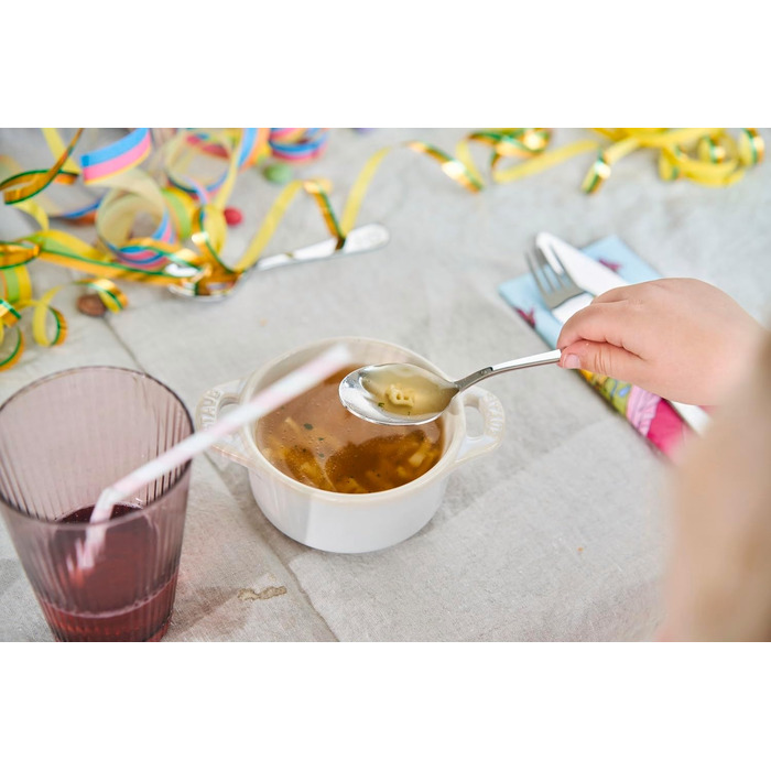 Набір дитячого посуду ZWILLING Kinderbesteck-Set, 4 предмети, з мотивами лицарів, для дітей від 3 років, нержавіюча сталь 18/10, сріблястий, без пластикової упаковки