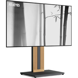 Підставка для телевізора FITUEYES Zen Series Black: дерев'яна, поворотна, регульована по висоті (32-65 дюймів)