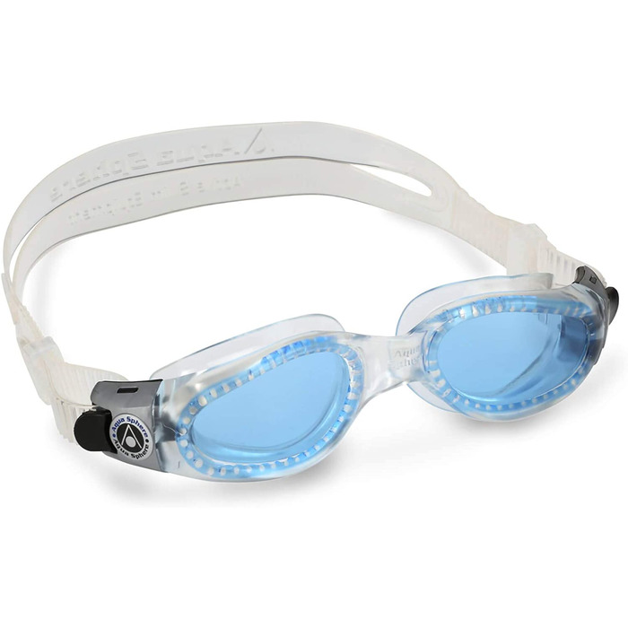 Компактна плавальна маска Aqua Sphere Unisex Kaiman (в упаковці ) Універсальний прозорий об'єктив-синій об'єктив