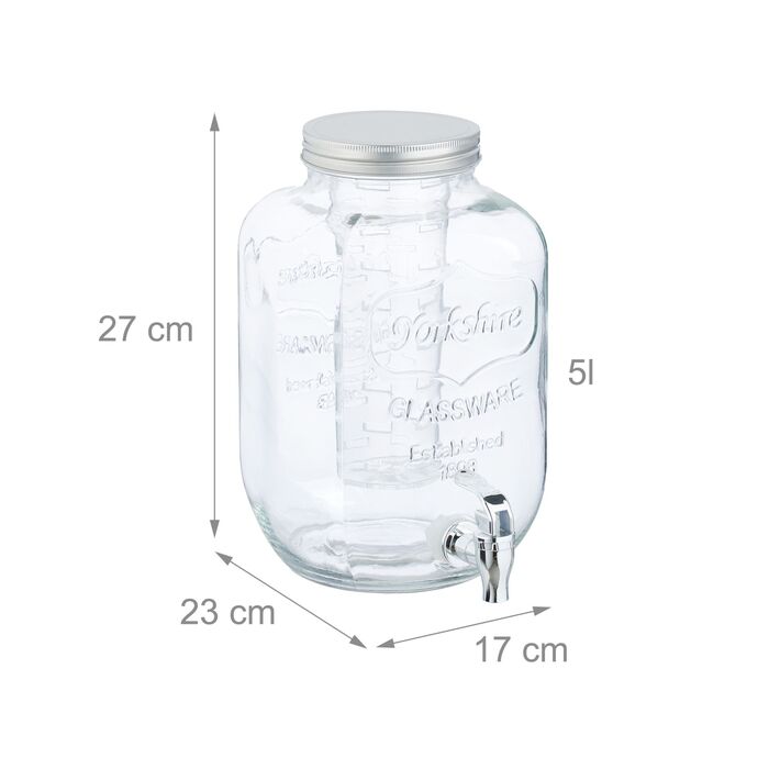 Дозатор для напоїв Relaxdays з вкладишем