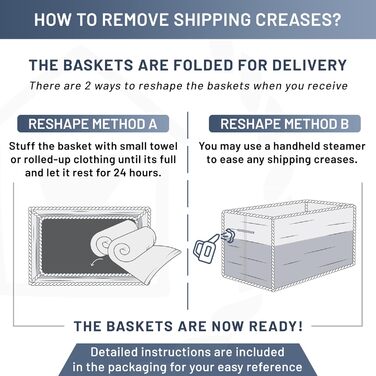 Органайзери для полиць NaturalCozy, прямокутні, 30 x 20,3 x 11,4 см, зелені, набір 3 шт.