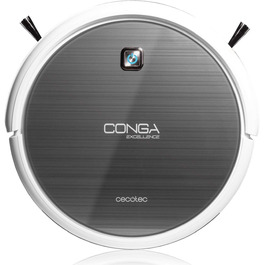 Робот-пилосос Cecotec Conga 4-в-1: миє, пилососить, віде, тиха робота, програмування 24/7, 5 режимів прибирання