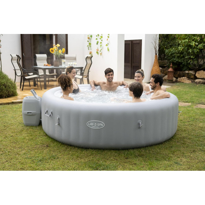 Надувний гідромасажний басейн-джакузі Bestway LAY-Z-SPA XXL WLAN Grenada AirJet, овальний, 270 x 180 x 71 см