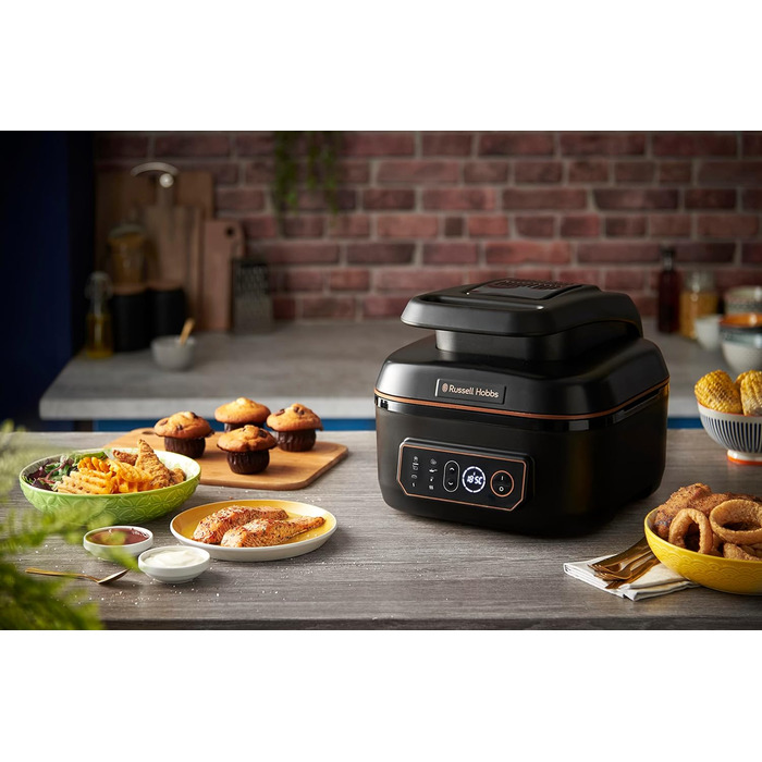 Фритюрниця Russell Hobbs SatisFry XL 5.5л з Rapid Air: гриль, мультиварка, повільне приготування, випікання