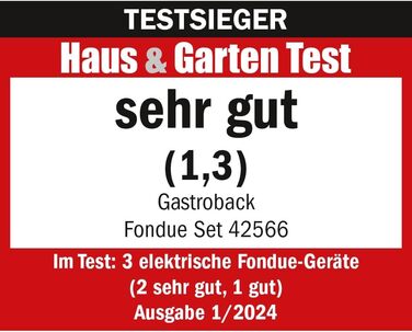 Фондю-набір GASTROBACK 42566 з поворотним столиком та 8 контейнерами для соусів, регулювання температури 40-190°C, 1000 Вт, антипригарне покриття, чорний, срібний