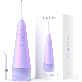 Іригатор Ordo Munddusche: бездротовий, 3 режими, портативний, водонепроникний (IPX7), рекомендований стоматологами, колір Perlviolett
