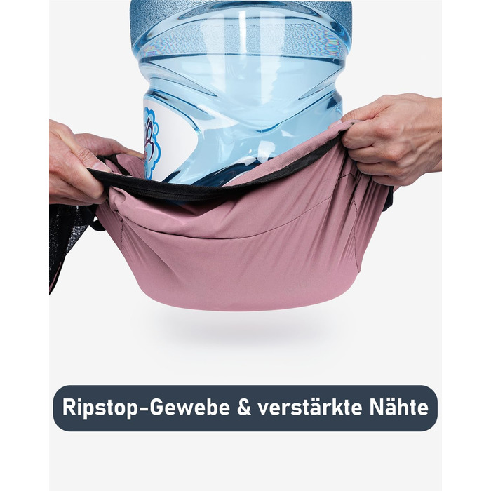 Набір органайзерів для подорожей ECOHUB (7 шт), дорожні компресійні сумки з переробленого PET, рожеві