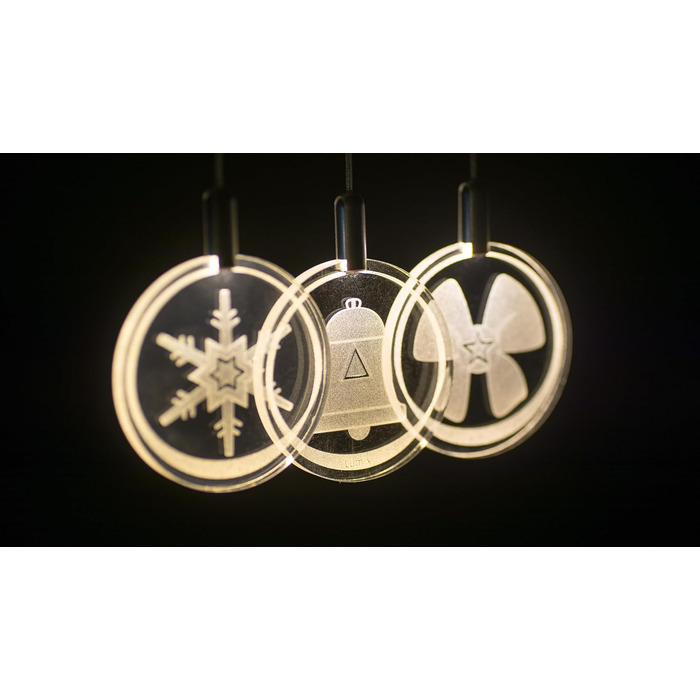 KRINNER Lumix Highlights LED-підсвічування настільне, акрил, блакитний cosmic, 76020