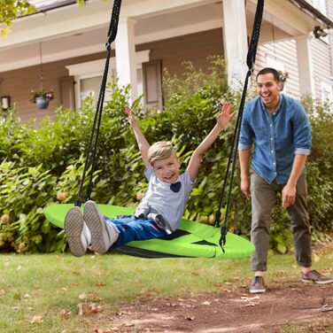 Шоукель DREAMADE для саду: регульована висота, φ100 см, до 150 кг, для дітей та дорослих (зелений)