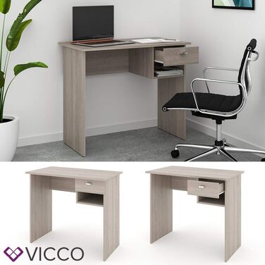 Письмовий стіл Vicco Colin, 90x50 см (Sonoma)