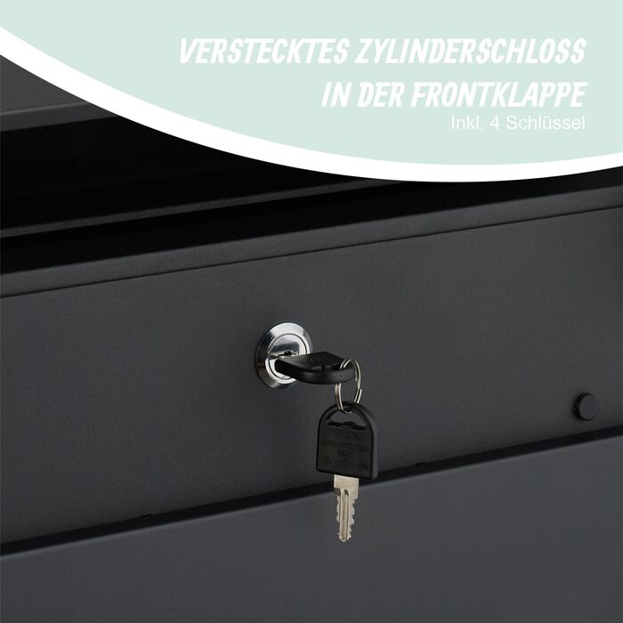 Скрінька для листів Relaxdays з відсіком для газет