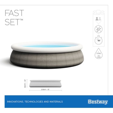 Набір для басейну Bestway Fast Set™ Ø396см