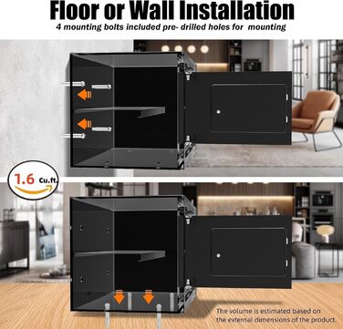 Сейф з ключем, цифровий сейф для зберігання цінностей