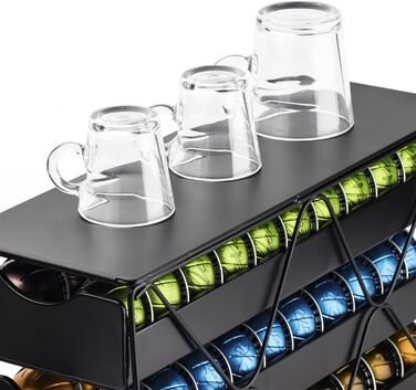 Організатор для капсул Nespresso Vertuo від Bagoo - 5-ярусна стійка для зберігання