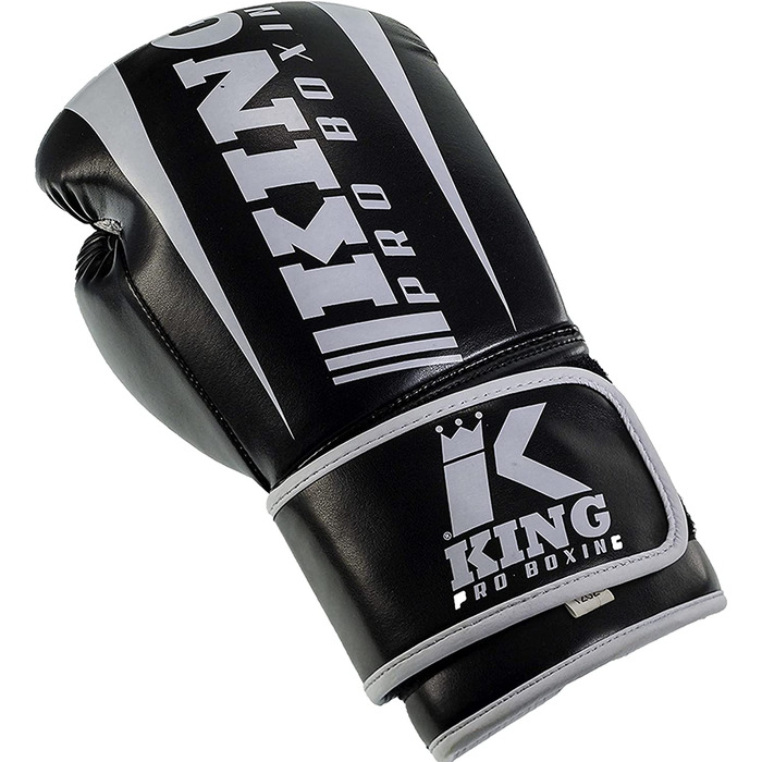 Боксерські рукавички King PRO Boxing, Revo 1, чорного кольору (14 унцій)