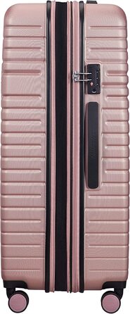 Валіза American Tourister Aero Racer Spinner 68, що розширюється, 75,5 л, Jet Black/Rose Pink