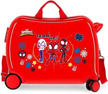 Дитяча валіза Marvel Spiderman Spidey & Friends 50x39x20см ABS Lock 34L 1.8кг 4 колеса ручна поклажа