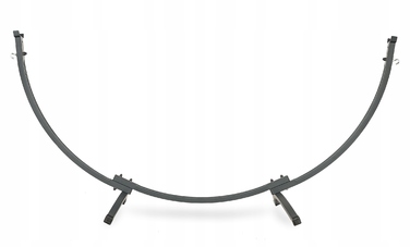 Двомісний гамак SandTropic чорний, тканинний, з металевим стійкою-каркасом, навантаження до 220 кг