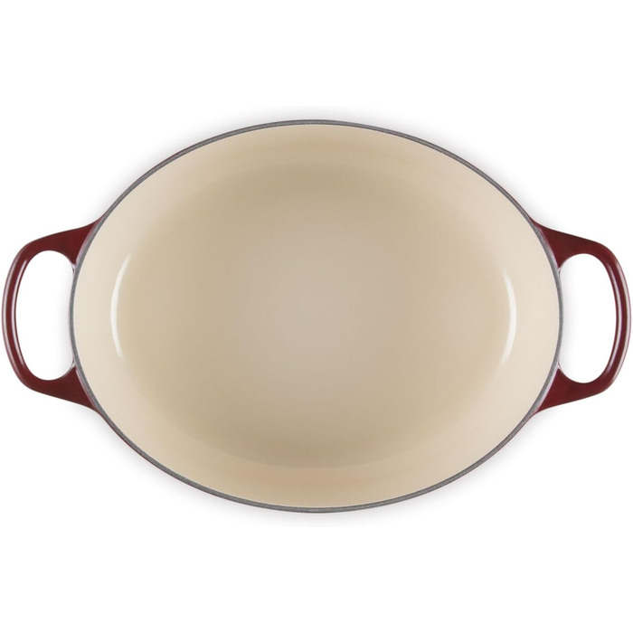 Le Creuset Signature Казанок з чавуну з кришкою, овальний, 29 см, 7,5 л, для всіх типів плит, включаючи індукцію, колір Chambray