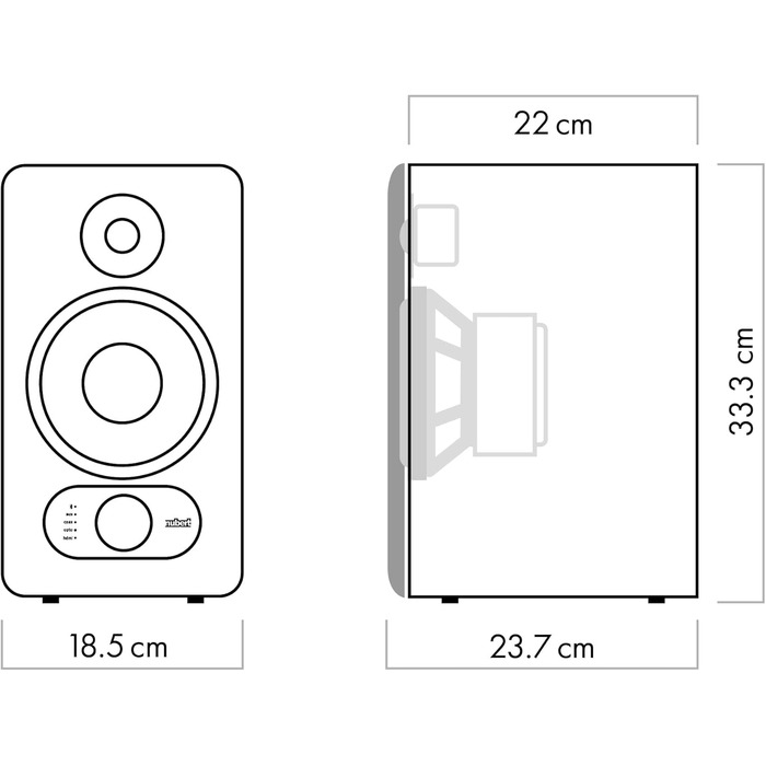 Компактні динаміки HDMI eARC Bluetooth aptX HD Активний динамік (чорний), 200