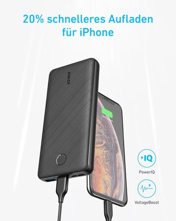 МАг Power Bank з PowerIQ, USB-C для iPhone 15, Galaxy S23, AirPods, 20K, 20 000