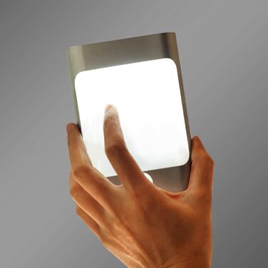 Внутрішній настінний світильник ACMHNC з датчиком руху, світлодіодний настінний світильник потужністю 1 Вт з акумулятором, бездротовий нічник, USB-акумуляторна настінна лампа з алюмінію для вітальні, коридору, сходів, (3000 КБ)