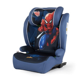 Автокрісло Disney для дівчаток 100-150 см з ISOFIX, з принтами Ельзи, Анни та Олафа (фіолетове)