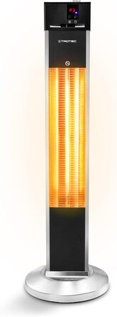 Інфрачервовий обігрівач Trotec IRS 2000 E – 2000 Вт, IP34, з пульт. та таймером