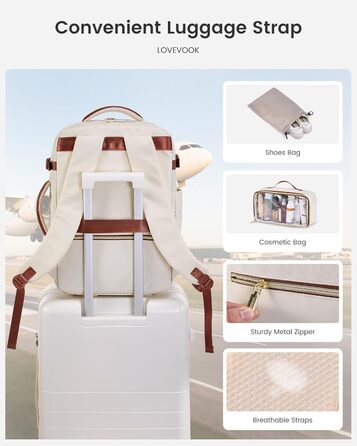 Чорний дорожній рюкзак OVEVOOK для ноутбука 17.3